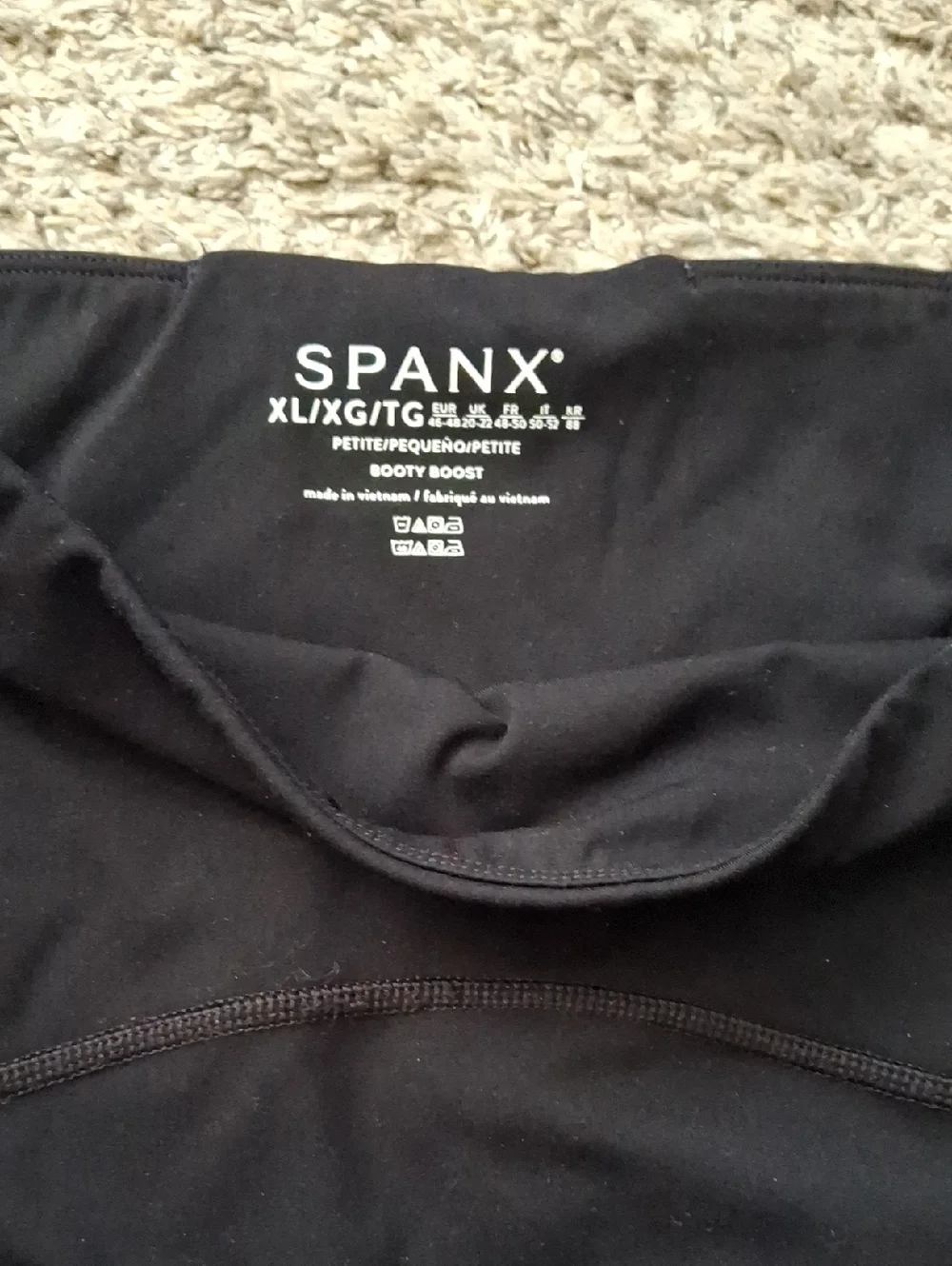 SPANX Booty Boost Black Workout Pants - Picture 2 of 9